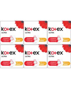 Buy Women's pads Kotex Ultra Normal, set: 6 packs | Online Pharmacy | https://buy-pharm.com