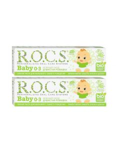 Buy Children's toothpaste 'ROCS Kids' Scented Chamomile from 0 to 3 years (2 pack) | Online Pharmacy | https://buy-pharm.com