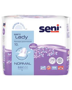 Buy Urological pads for women SENI LADY, Normal, 8 + 2 pcs / pack. | Online Pharmacy | https://buy-pharm.com