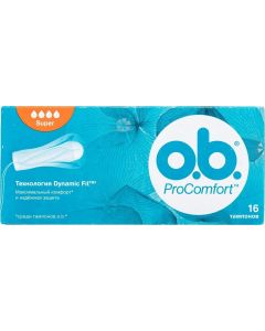 Buy OB Tampons 'ProComfort Super', 16 pcs | Online Pharmacy | https://buy-pharm.com
