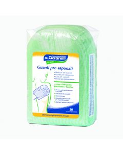Buy Farmaceutici Dr. Ciccarelli Soap washcloth mitten, for skin care of bedridden patients, 20 pcs / pack | Online Pharmacy | https://buy-pharm.com