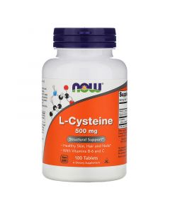 Buy Now Foods, L-cysteine, 500 mg, 100 tablets | Online Pharmacy | https://buy-pharm.com