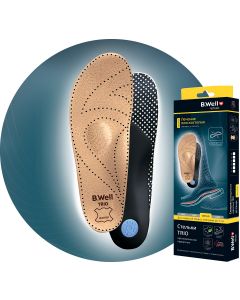 Buy B.Well insoles with longitudinal-transverse arch support, leather, frame, TRIO, FW-601 ORTHO, size 41 Discounted item (No. 3) | Online Pharmacy | https://buy-pharm.com