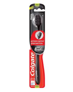 Buy Colgate Toothbrush 360 С medium charcoal, assorted | Online Pharmacy | https://buy-pharm.com