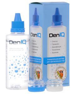 Buy sDenIQ Solution for contact lenses, with container, 100 ml | Online Pharmacy | https://buy-pharm.com