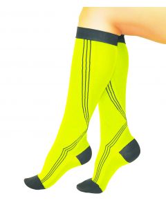 Buy Knee socks medical com. 0401 Aktiv (18-21 mm Hg / height 158-170) # 4 (yellow-black) | Online Pharmacy | https://buy-pharm.com