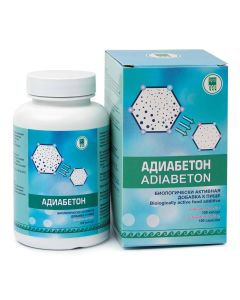 Buy Adiabetone for normalizing cholesterol and improving carbohydrate metabolism, 100 caps Apifarm (RF) | Online Pharmacy | https://buy-pharm.com