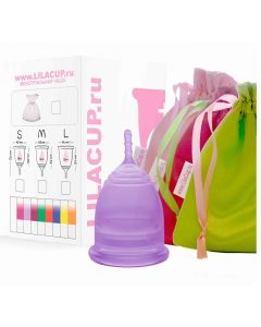 Buy Menstrual cup size LilaCup BOX PLUS size L lilac | Online Pharmacy | https://buy-pharm.com