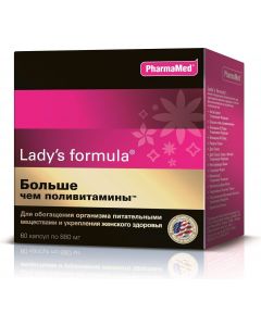 Buy Lady's formula vitamin complex 'More than multivitamins', 880 mg, 60 capsules | Online Pharmacy | https://buy-pharm.com