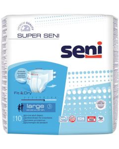 Buy Seni Adult Diapers Super Seni Large 10 pcs | Online Pharmacy | https://buy-pharm.com