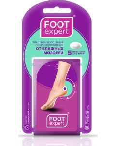 Buy Callus plaster Foot expert Hydrocolloid plaster Foot expert, 2.8 x 4.8 cm, 5 pcs | Online Pharmacy | https://buy-pharm.com