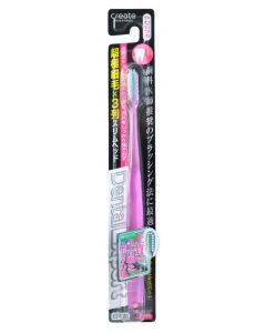 Buy Create Toothbrush with narrow cleaning head and super fine bristles, soft, color: pink | Online Pharmacy | https://buy-pharm.com