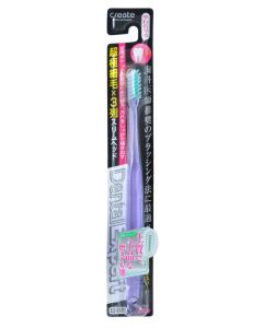 Buy Create Toothbrush with Narrow Cleaning Head and Super Fine Bristles, Soft, Purple | Online Pharmacy | https://buy-pharm.com