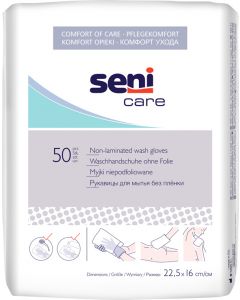 Buy eni Washing mitten 'Care', without impervious film, 50 pcs. | Online Pharmacy | https://buy-pharm.com