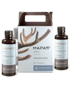 Buy Antler baths Maral Artro Concentrate for joints and taking antler baths at home according to the traditional recipe, set of 3 pcs, 200 ml each  | Online Pharmacy | https://buy-pharm.com