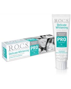 Buy ROCS Toothpaste PRO Delicate White, Sweet Mint | Online Pharmacy | https://buy-pharm.com