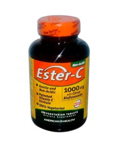 Buy American Health, Ester-C Immune Vitamins, 1000 mg, 120 Veggie Tablets  | Online Pharmacy | https://buy-pharm.com