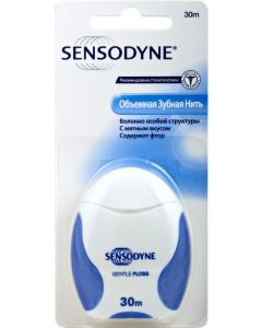 Buy Sensodyne Sensodyne Dental floss for sensitive teeth, voluminous, mint flavor, 30 m, soft | Online Pharmacy | https://buy-pharm.com