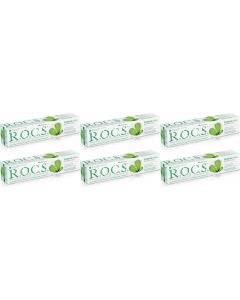 Buy Toothpaste ROCS Energy Morning double mint, set: 6 packs | Online Pharmacy | https://buy-pharm.com
