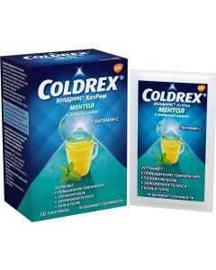 Buy Coldrex HotRem powder Menthol and honey lemon, for colds and flu, 10 sachets | Online Pharmacy | https://buy-pharm.com