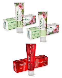 Buy Pearl toothpaste set professional: Herbal Echinacea, 100 ml, 2 pcs. and Rad & Whitening, 100 ml., 1 pc. | Online Pharmacy | https://buy-pharm.com