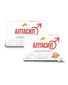 Buy Altasil, 60 0.41g Capsules. 2 packages, for potency, libido enhancement, prevention of prostatitis | Online Pharmacy | https://buy-pharm.com