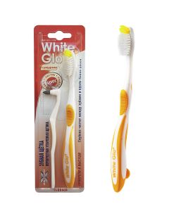 Buy White Glo 'Flosser' whitening toothbrush + eraser to remove plaque | Online Pharmacy | https://buy-pharm.com