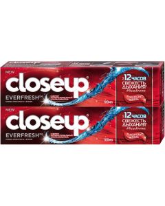Buy CloseUp Everfresh toothpaste Hot mint, with antibacterial rinse, 2 pcs 100 ml each #  | Online Pharmacy | https://buy-pharm.com