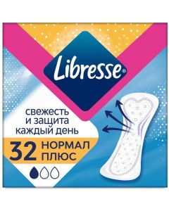 Buy Libresse Normal Plus daily pads, 32 pcs | Online Pharmacy | https://buy-pharm.com
