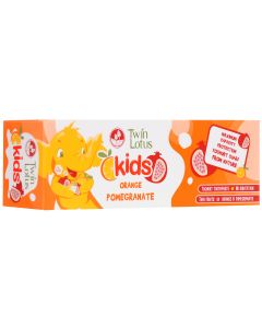 Buy Twin Lotus Orange and pomegranate children's toothpaste, 50 g | Online Pharmacy | https://buy-pharm.com