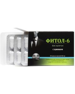 Buy Dietary supplement for food Alfit plus 'Fitol-6 for men' | Online Pharmacy | https://buy-pharm.com