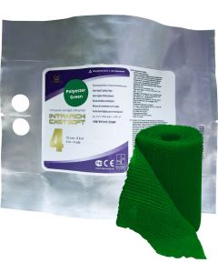 Buy Polymer bandage Intrarich IR-SC0042, semi-rigid (soft) fixation Cast Soft, green, 10 cm х 3.6 m | Online Pharmacy | https://buy-pharm.com