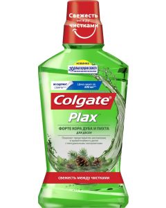 Buy Colgate Mouthwash PLAX Forte 'Oak bark and Fir ', antibacterial, 500 ml | Online Pharmacy | https://buy-pharm.com