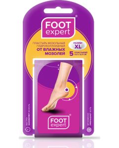Buy Callus plaster Foot expert Hydrocolloid plaster Foot expert, 4.4 x 6.9 cm, 5 pcs | Online Pharmacy | https://buy-pharm.com