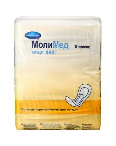 Buy Urological pads for women MoliMed Classic midi, 28 pcs. | Online Pharmacy | https://buy-pharm.com
