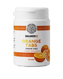 Buy Balance Group Life. 'Orange tabs' Vitamin C and Beta-carotene. Immunity. Detox. Vessels. Joints. Accelerates collagen synthesis. 90 tab. 300 mg each. | Online Pharmacy | https://buy-pharm.com