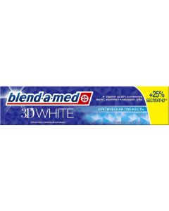 Buy Toothpaste Blend-a-med '3D White Arctic freshness' 125 ml | Online Pharmacy | https://buy-pharm.com