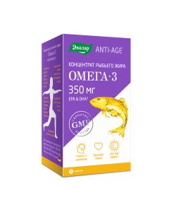 Buy Evalar Omega 3 fish oil concentrate, capsules No. 30 x 1.0 g  | Online Pharmacy | https://buy-pharm.com