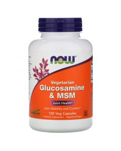Buy Now Foods, dietary supplements for maintaining healthy joints, Vegetarian glucosamine and MSM, 120 vegetable capsules | Online Pharmacy | https://buy-pharm.com