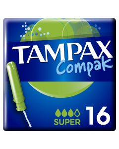 Buy Tampons with applicator TAMPAX Compak Super, 16 pcs. | Online Pharmacy | https://buy-pharm.com