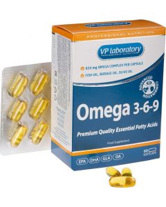 Buy VPLab Omega 3-6-9 / 60caps Fatty Acid Complex | Online Pharmacy | https://buy-pharm.com