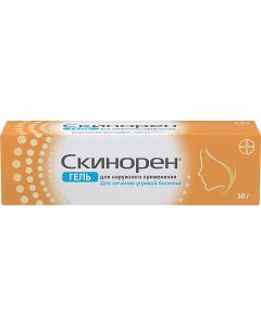 Buy Skinoren gel for outdoor use. apply. 15% tube 30g | Online Pharmacy | https://buy-pharm.com