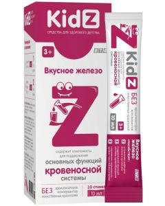 Buy KidZ syrup for children from 3 years old Tasty iron sticks 10 pcs | Online Pharmacy | https://buy-pharm.com
