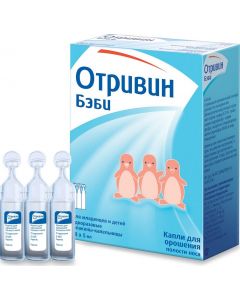 Buy Otrivin Baby Drops for irrigation of the nasal cavity, 5 ml, 18 pcs. | Online Pharmacy | https://buy-pharm.com