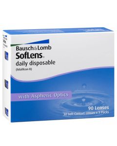 Buy Contact Lenses Bausch + Lomb SofLens Daily Disposable Daily, # Asp # / 14,2, 90 pcs. | Online Pharmacy | https://buy-pharm.com