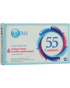 Buy Contact lenses Maxima Optics Maxima contact lenses 55 Comfort Plus 6pcs / 8.6 Monthly, -4.75 / 14.2 / 8.6, 6 pcs. | Online Pharmacy | https://buy-pharm.com