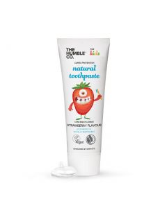 Buy Natural children's toothpaste Humble Brush - strawberry with fluoride, 75 ml. | Online Pharmacy | https://buy-pharm.com