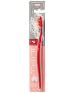Buy Splat Toothbrush 'Complete', for complex cleansing, soft, color: red  | Online Pharmacy | https://buy-pharm.com