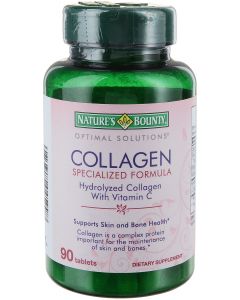 Buy Complex of vitamins Nature's Bounty 'Hydrolyzed collagen with vitamin C', 90 tablets | Online Pharmacy | https://buy-pharm.com