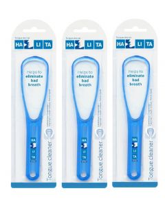 Buy Dentaid Set of tongue scrapers Halita Tongue Cleaner, blue, 3 pcs | Online Pharmacy | https://buy-pharm.com